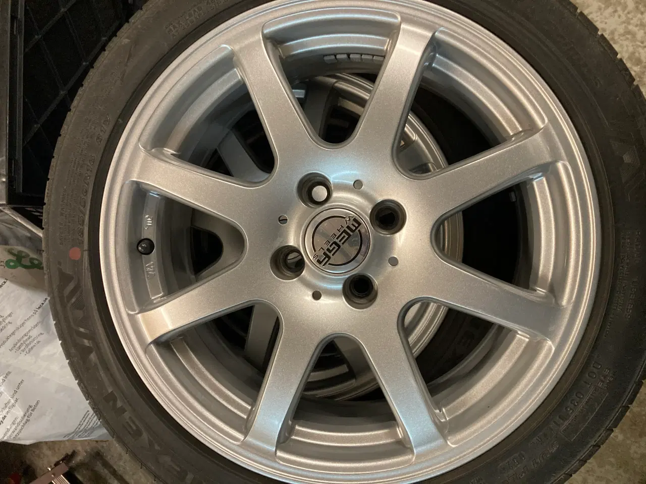 Billede 6 - Alufælge med sommerdæk til VW,Skoda,Seat.