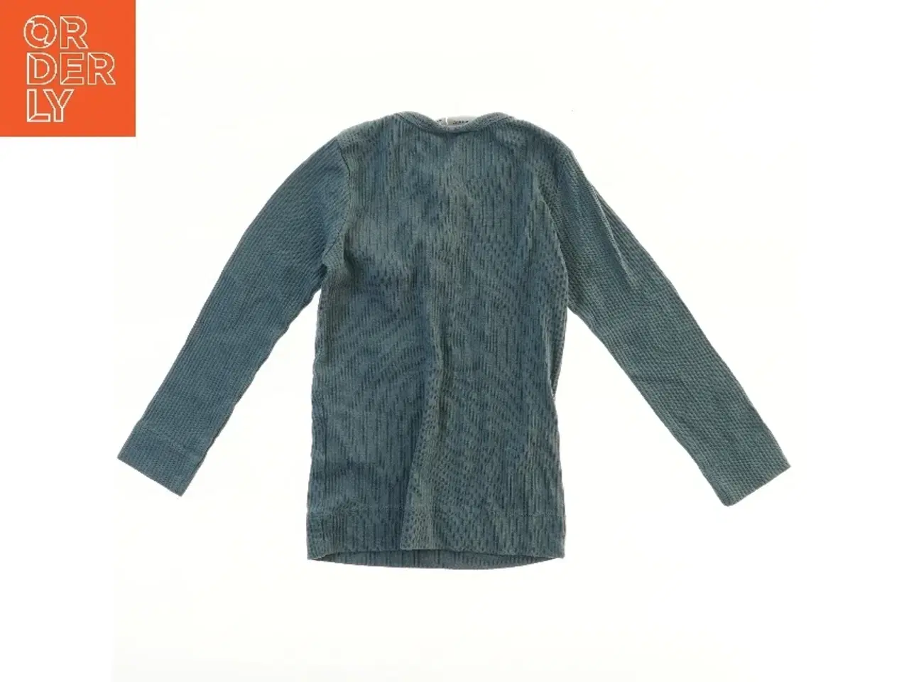 Billede 2 - Langærmet ribbet trøje med knaplukning fra Name It (str. 104)