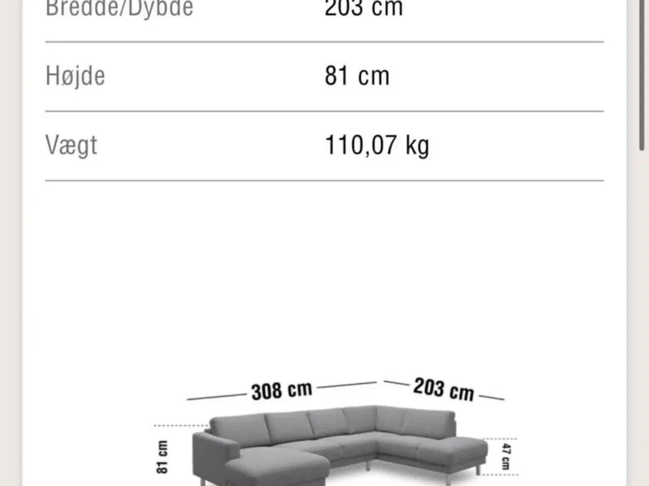 Billede 7 - Chaiselong sofa 