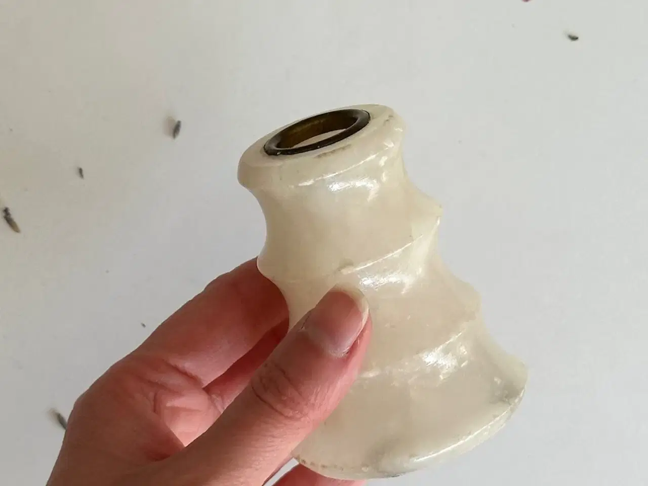 Billede 3 - Minivase, alabaster