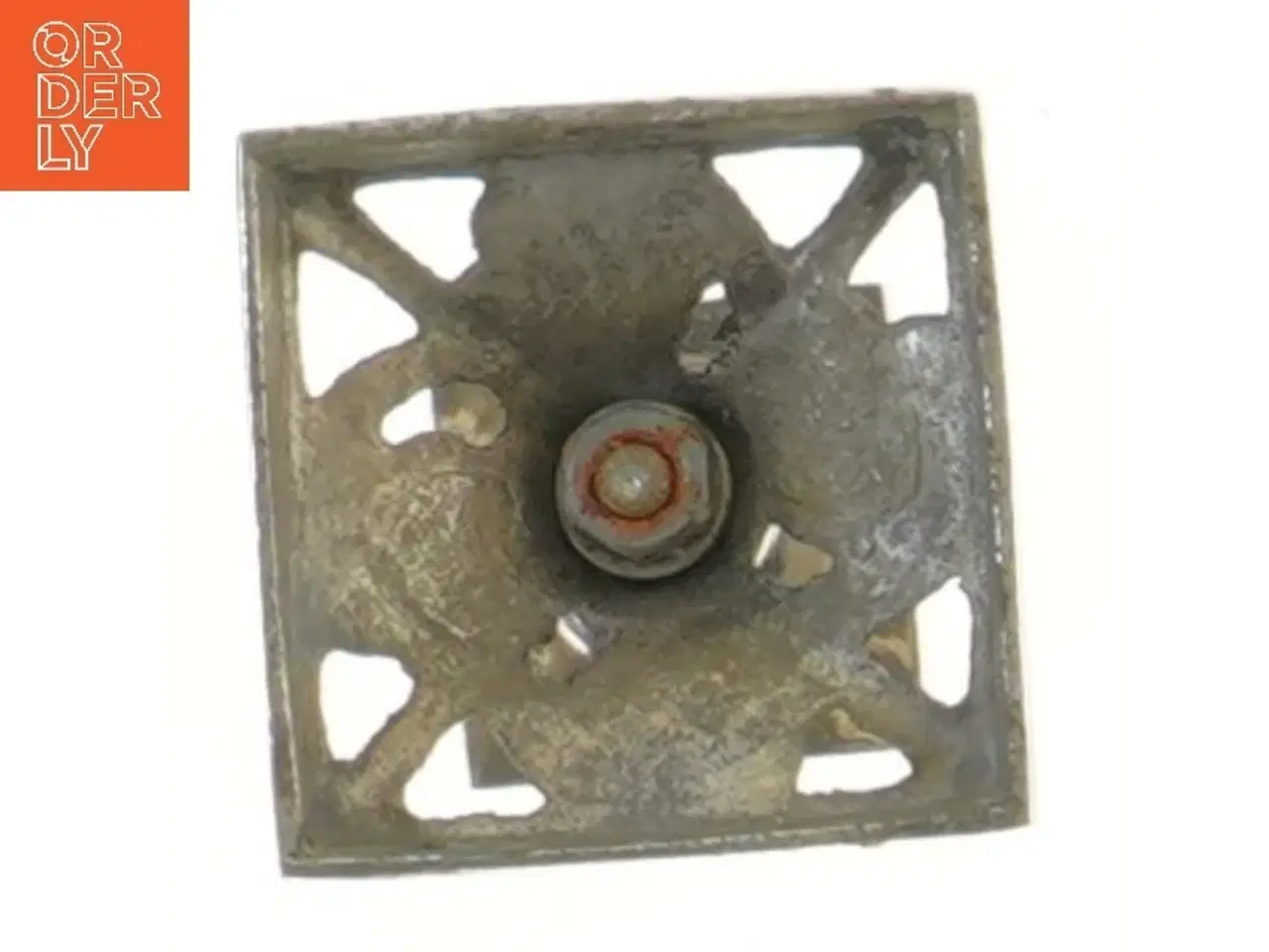 Billede 3 - Lysestage med blomsterdekoration (str. 6x6x6 cm)