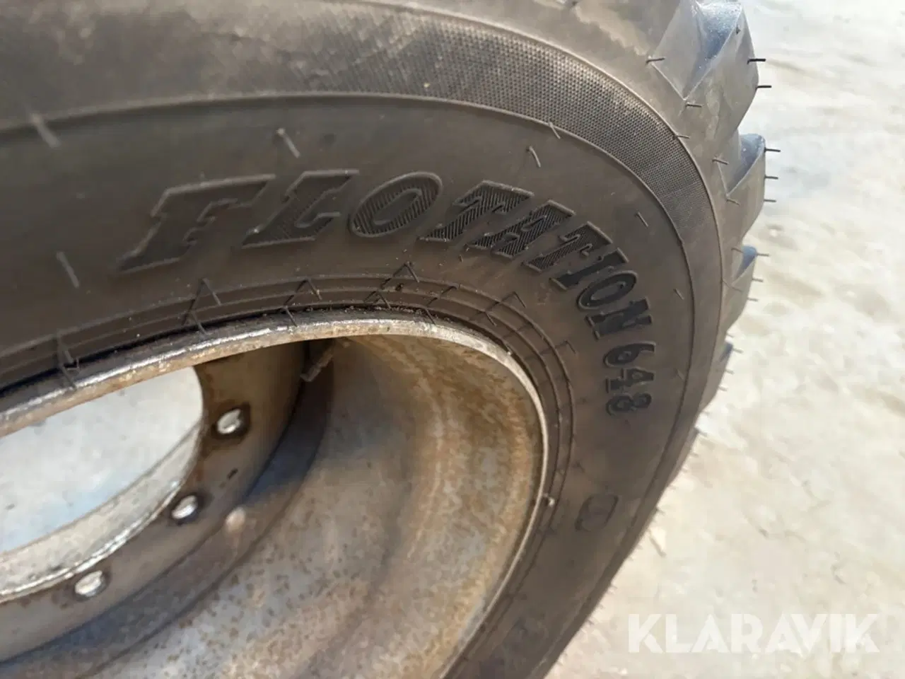 Billede 8 - Dæk med fælg BKT - 1 styk