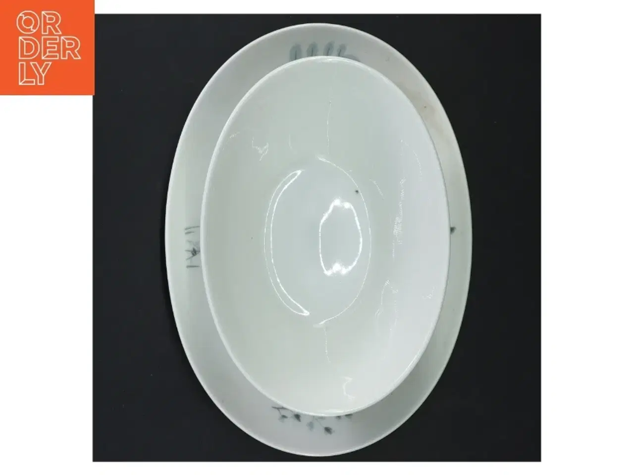 Billede 3 - Sovaeskål med blomstermotiv fra Kahla Germany (str. 21 cm)