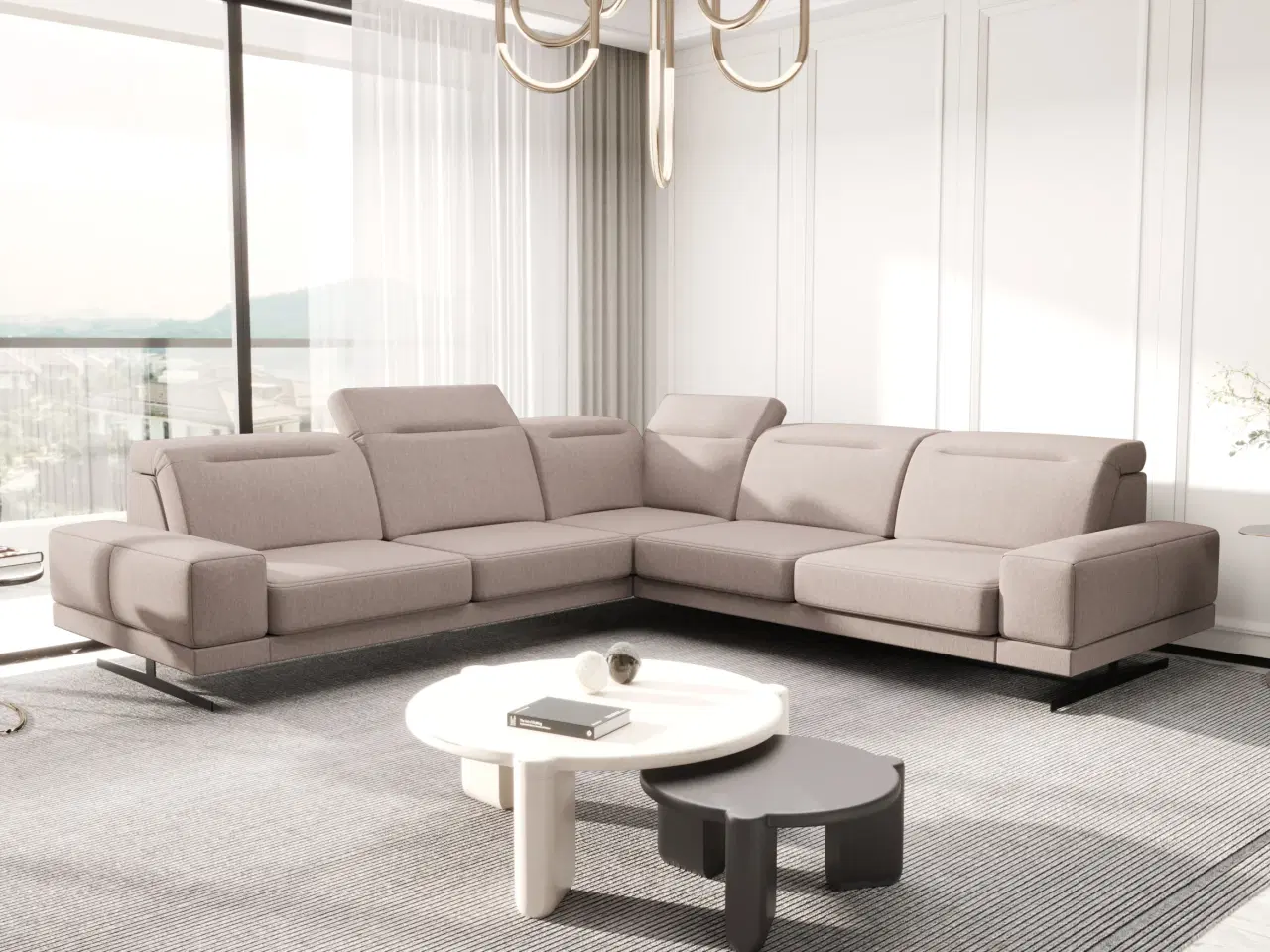 Billede 1 - FIORELLI MAX HJØRNESOFA 265x265 CM