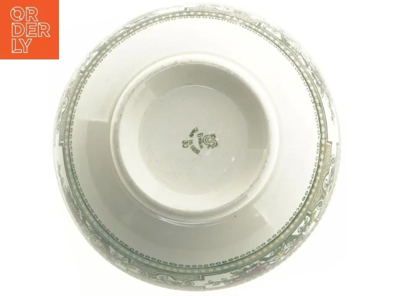 Billede 3 - Dekorativ porcelænsskål (str. 22 x 11 cm)
