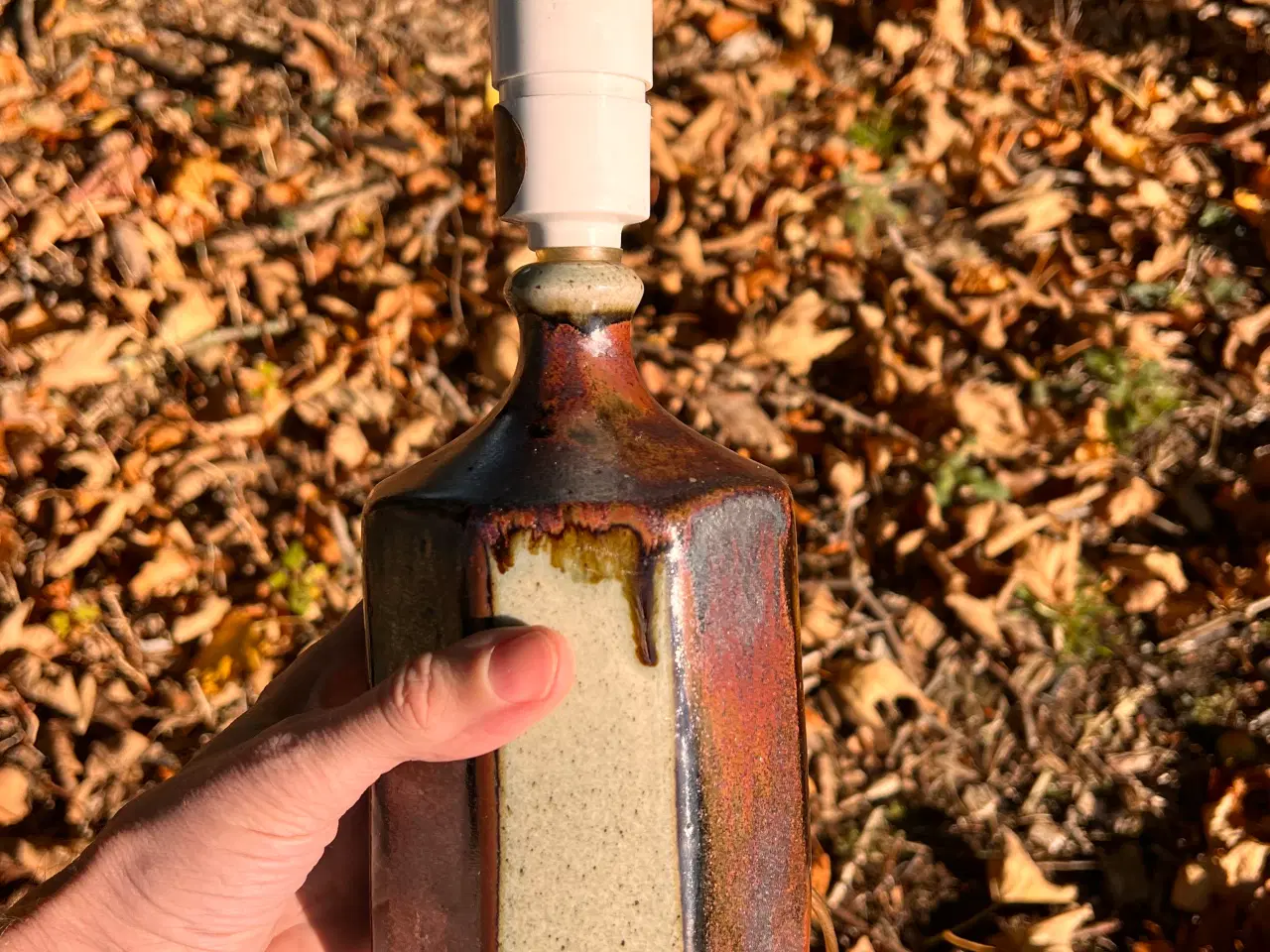 Billede 5 - Smuk bordlampe fra Knabstrup Keramik 