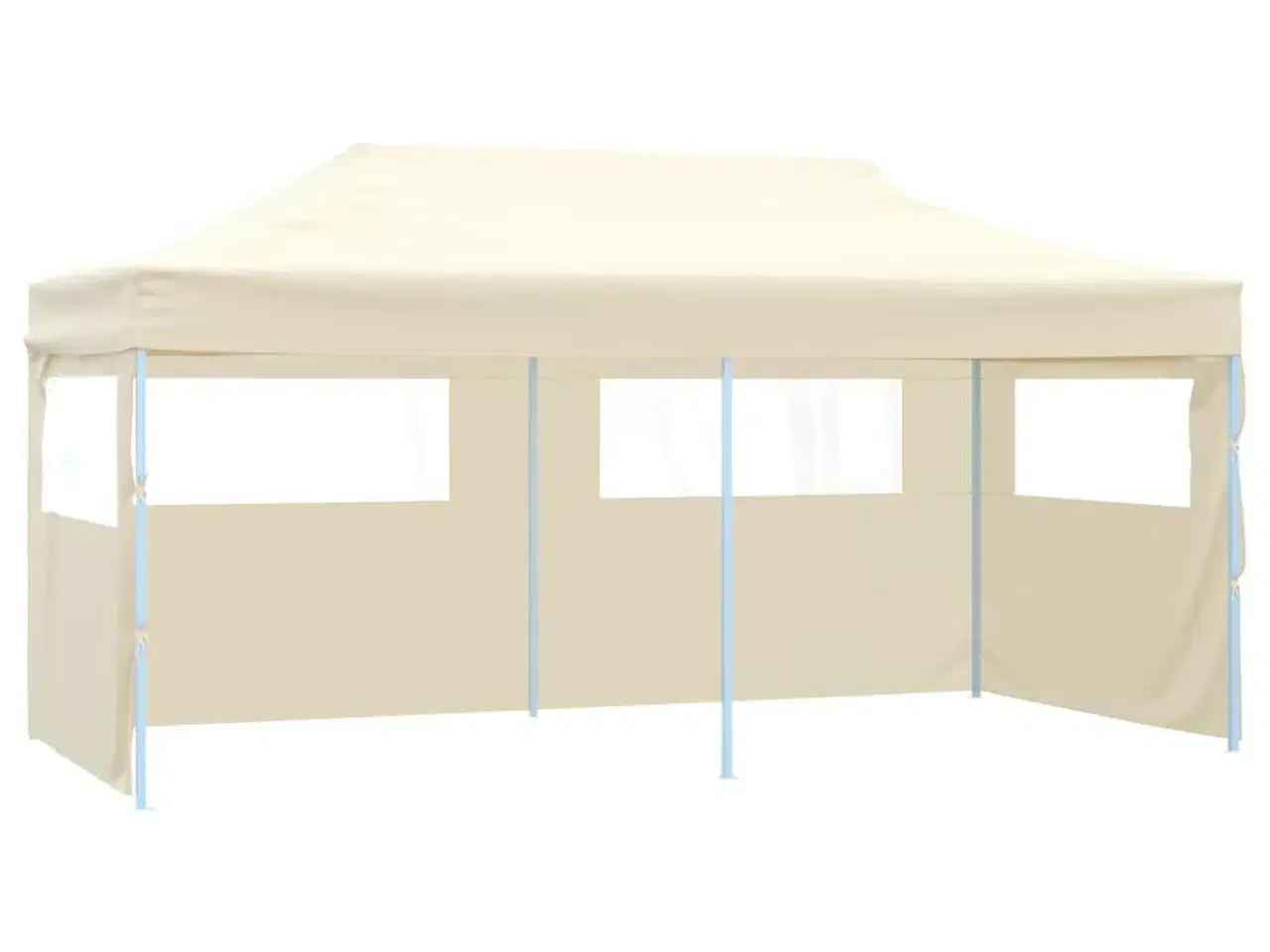 Billede 2 - Foldbart pop up-festtelt 3 x 6 m cremefarvet