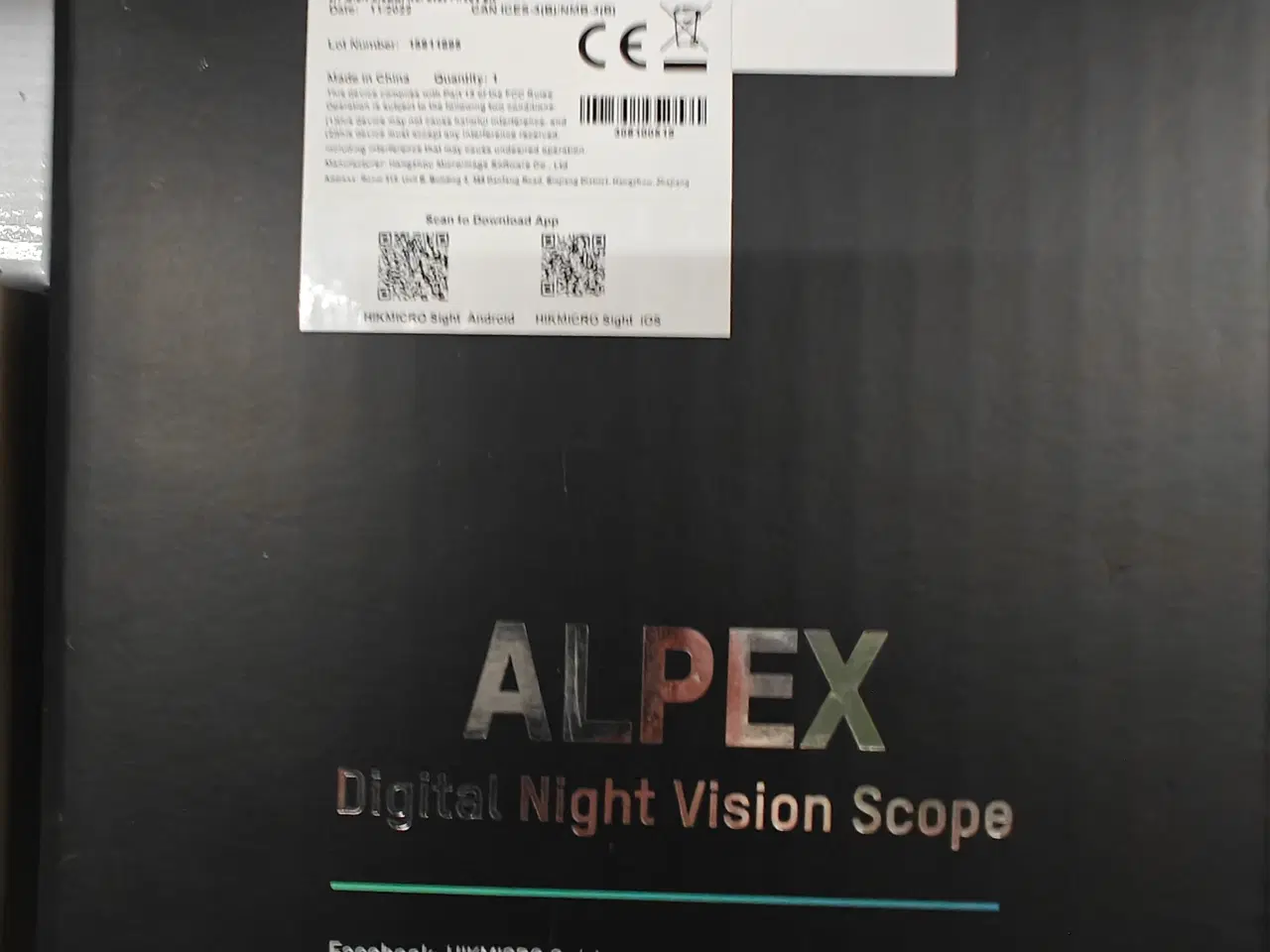 Billede 2 - Hikmicro Alpex A50T Natkikkert 