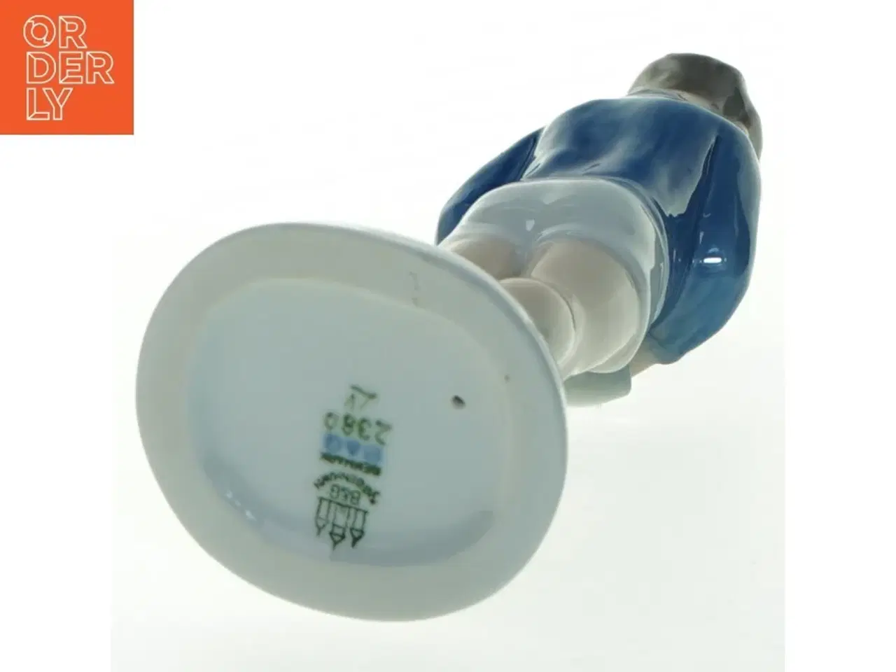Billede 3 - Porcelænsfigur af en dreng fra B&G (str. 18x6 cm)