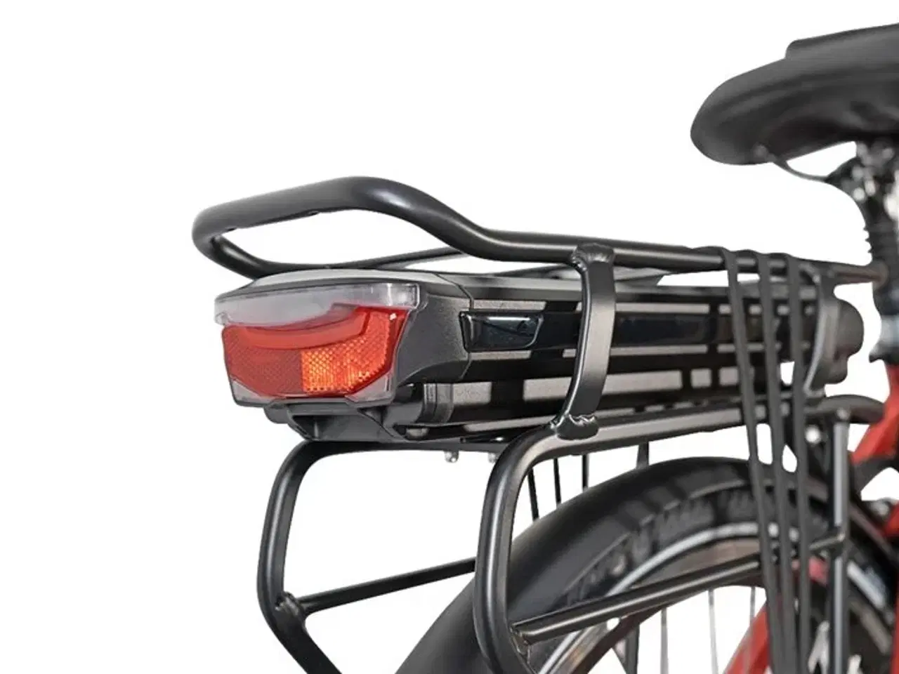 Billede 4 - Lindebjerg 28'' Elcykel Center Extreme - 17,4Ah/626Wh - Mat rød