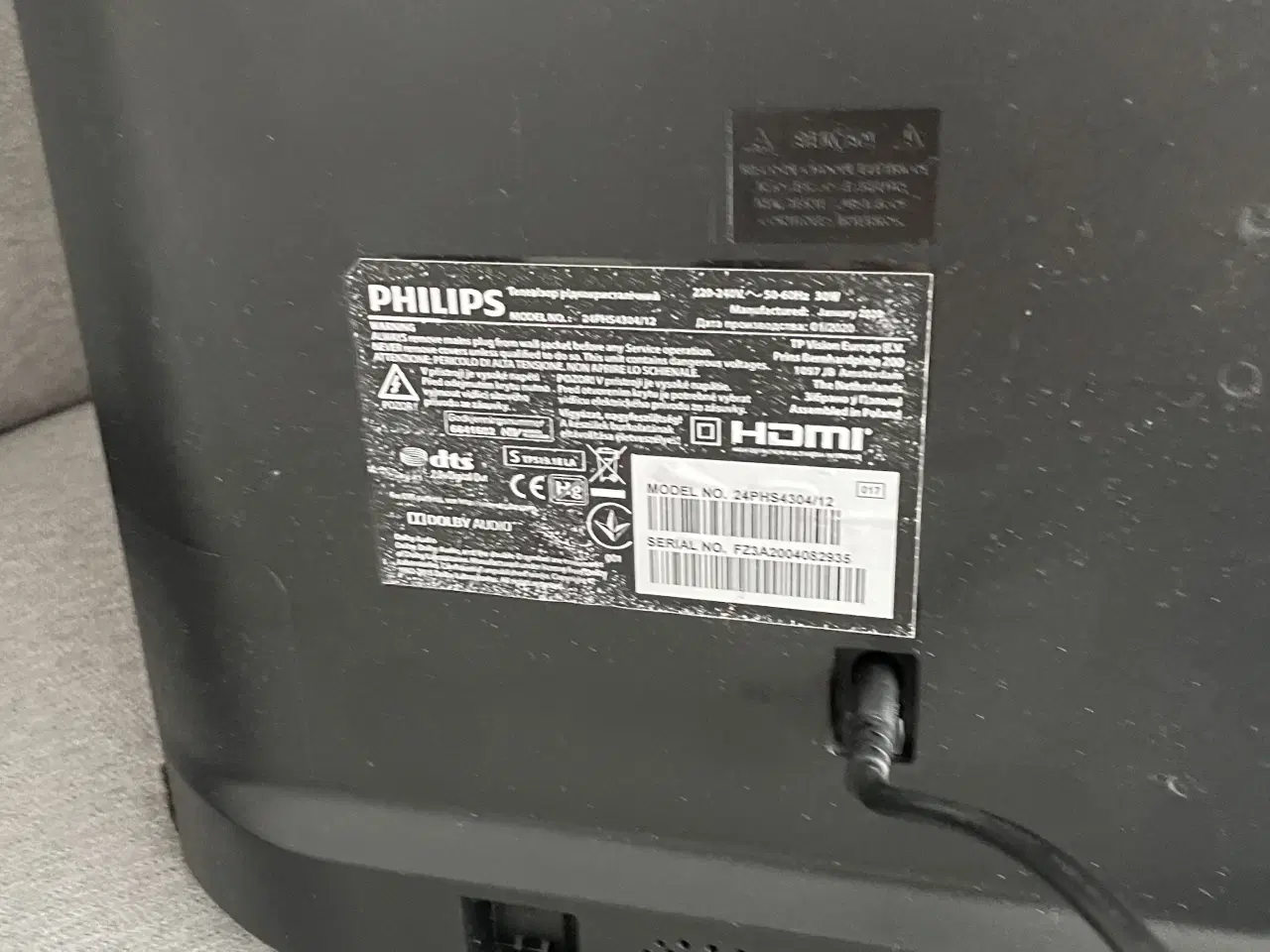 Billede 2 - Philips 14” TV med fjernbetjening 