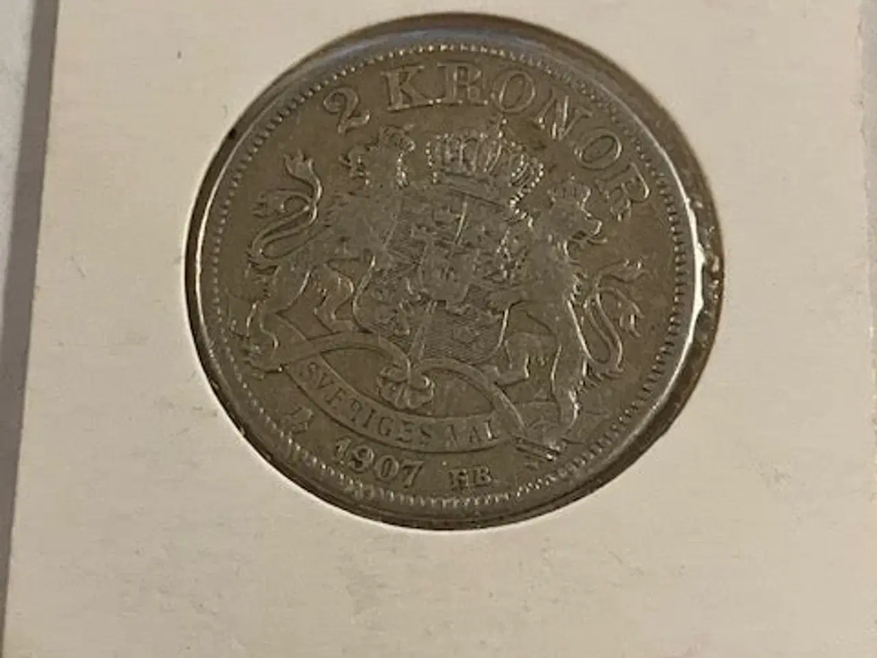 Billede 1 - 2 Kroner 1907 Sweden