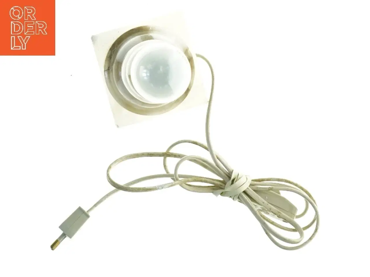 Billede 2 - Marmor bordlampe (str. 30 x 10 cm)