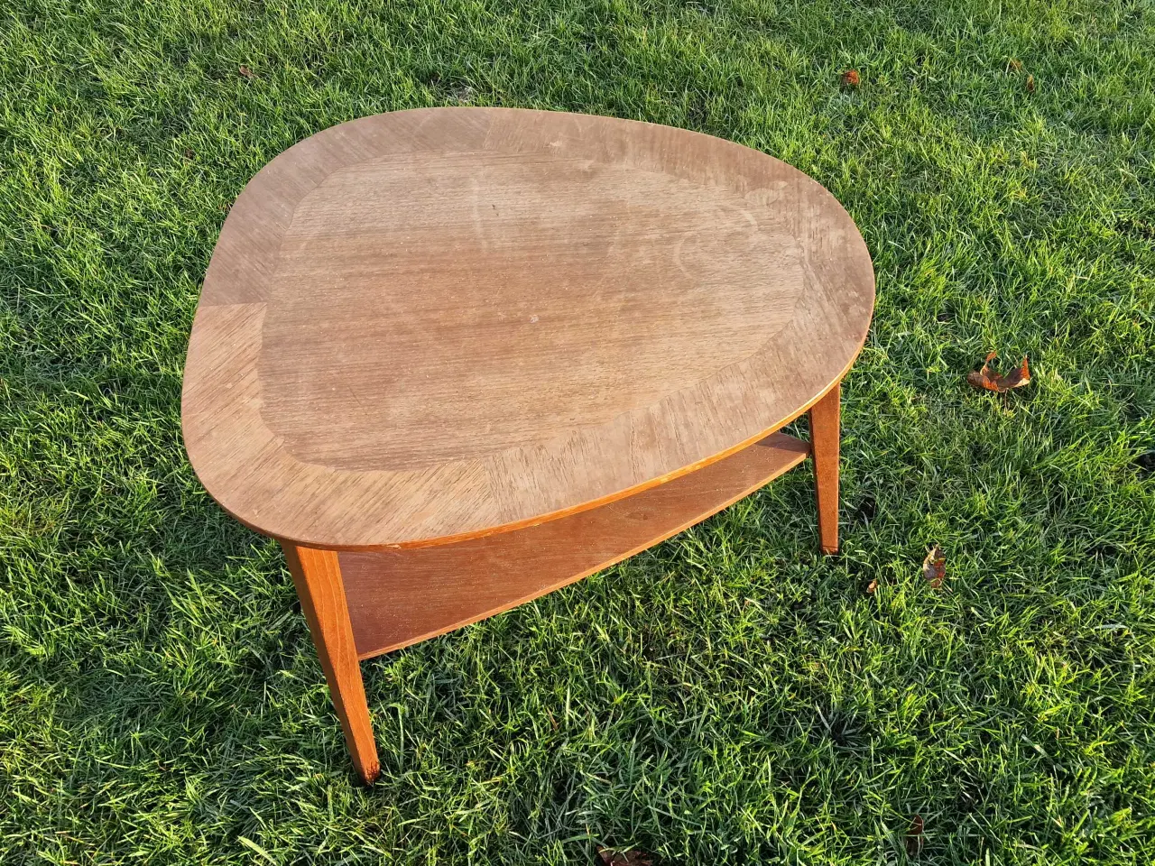 Billede 3 - Retro sidebord med teak intarsia af Holger Georg J