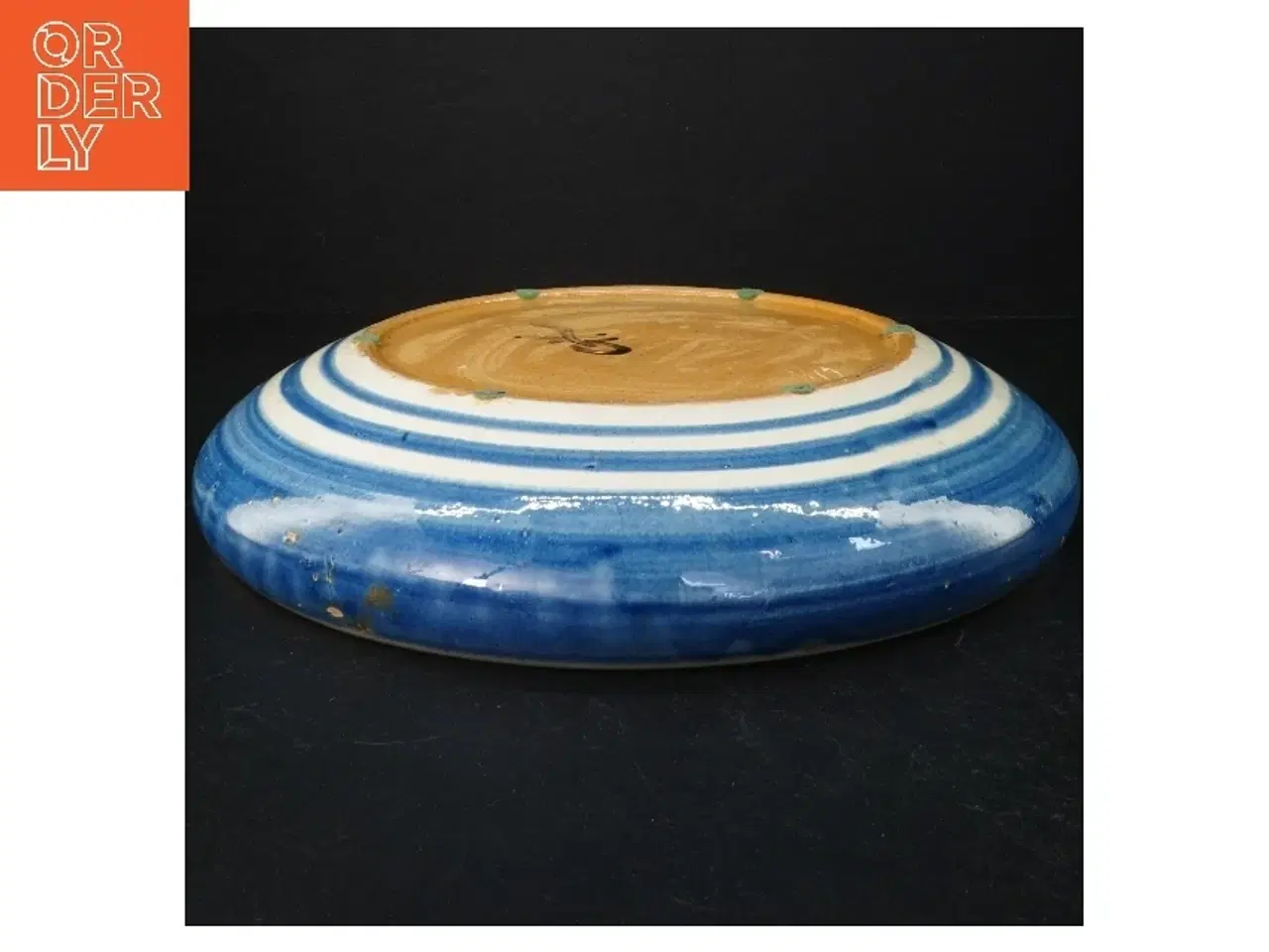 Billede 2 - Håndmalet keramik fad (str. 30 cm)