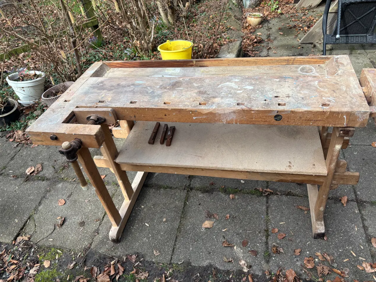 Billede 1 - Retro arbejdsbænk mål 90 H 135 B