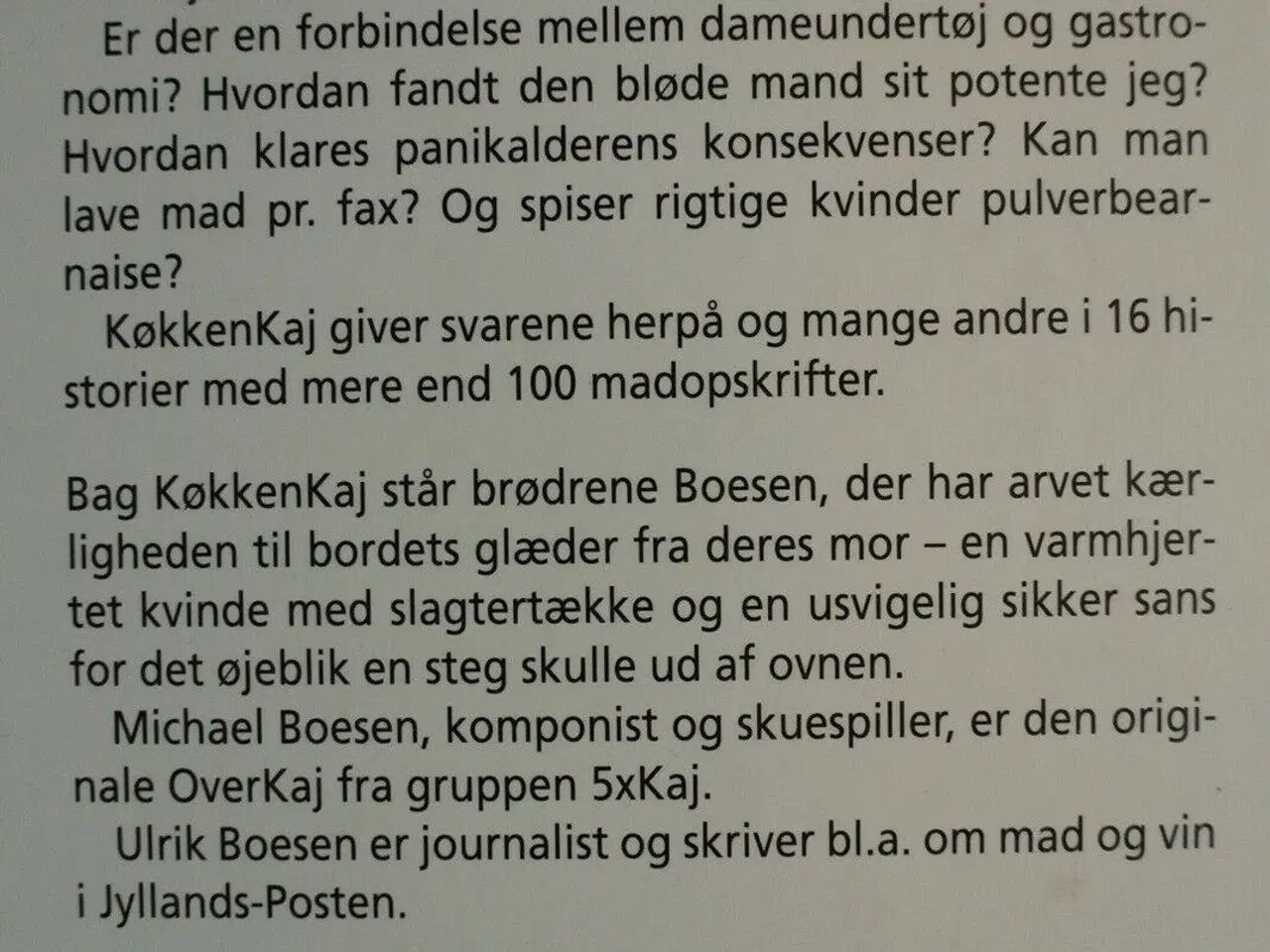 Billede 4 - køkkenkaj - gastronomisk herretur, af boesen og bo