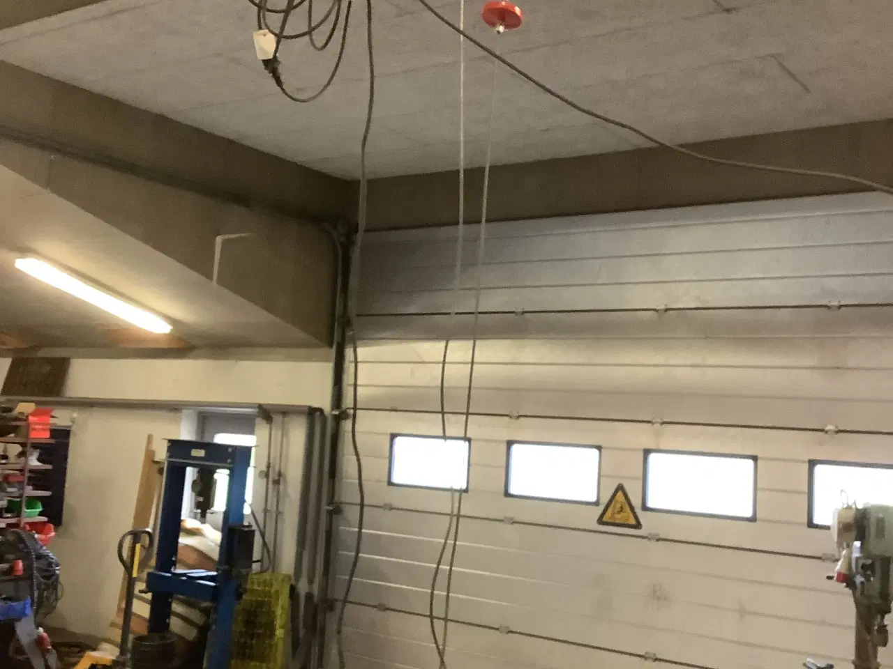 Billede 4 - Lille værkstedskran 1 tons med løbekat 