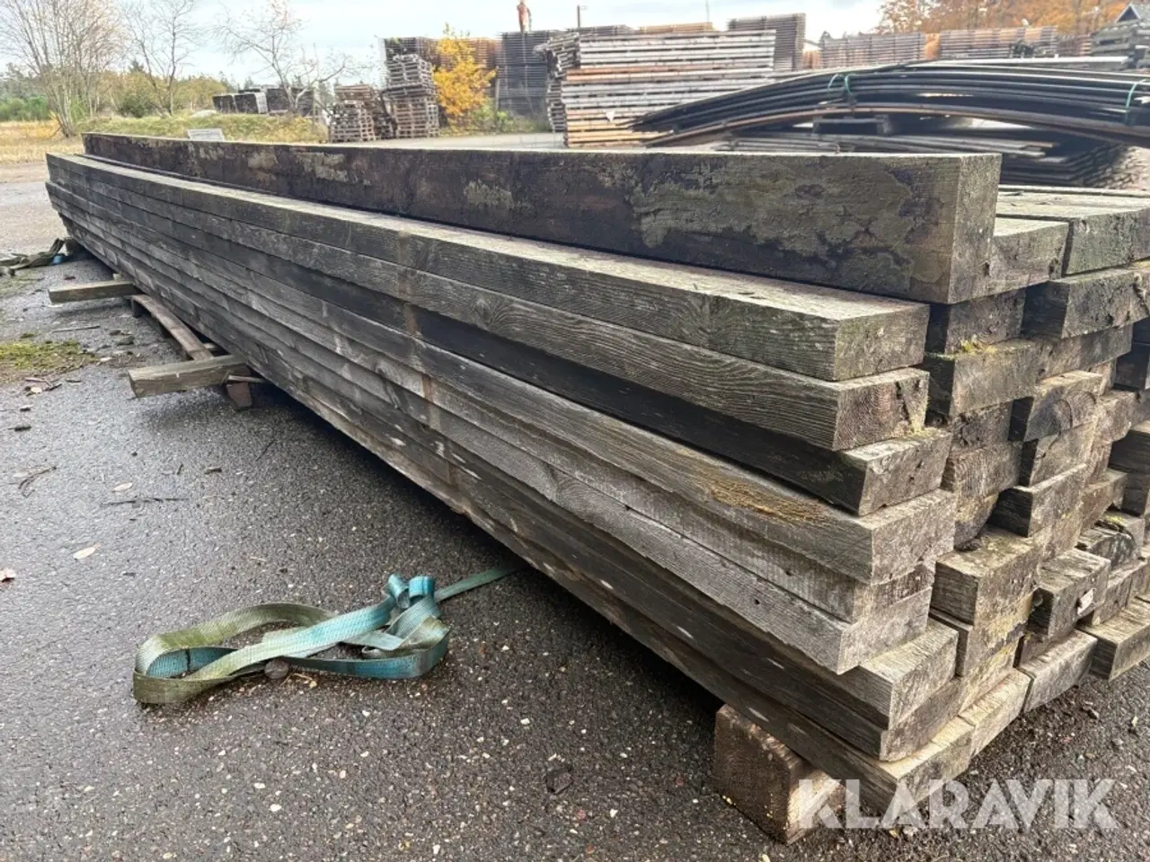 Billede 4 - Træ bjælker 2 paller