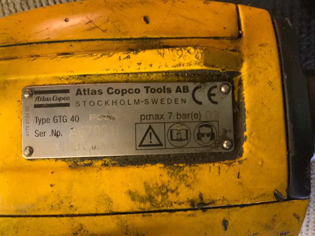 Billede 3 - Atlas Copco vinkelsliber til luft