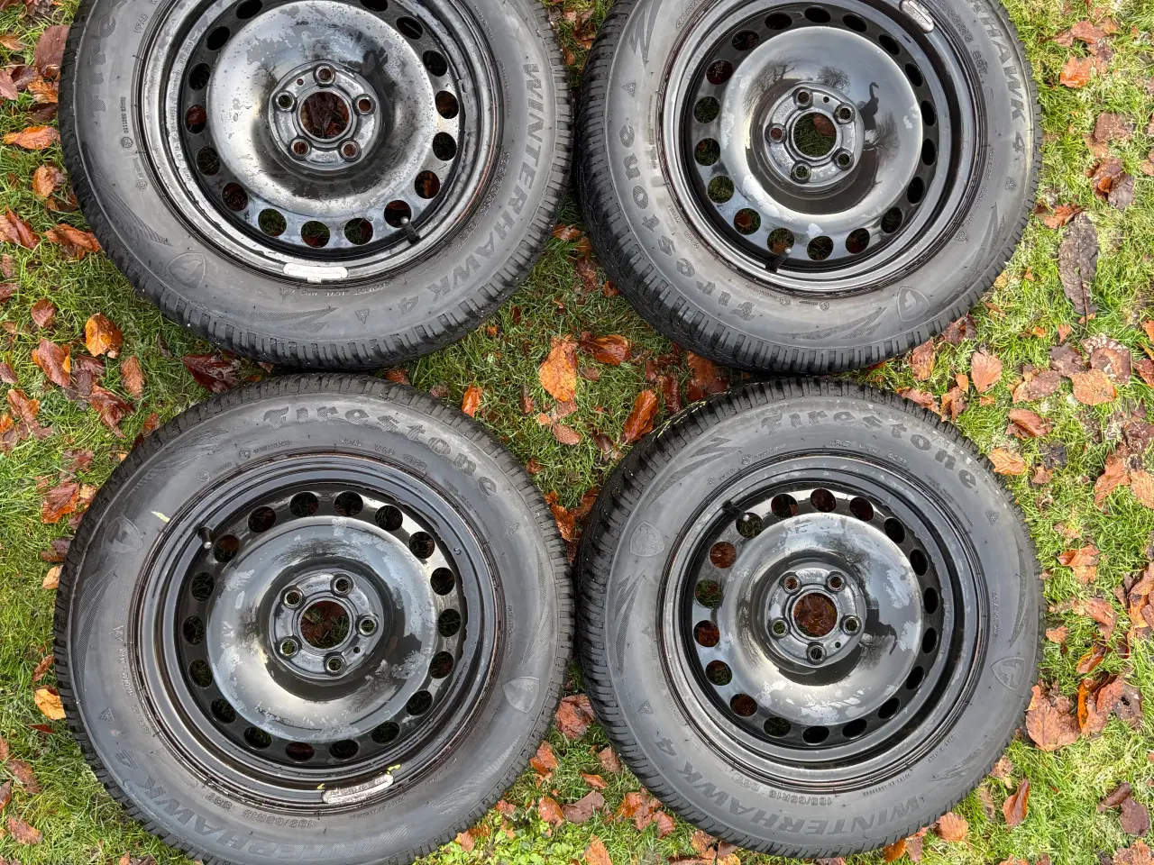 Billede 2 - Vinterhjul 5x100 kun kørt 3000km 15" VW