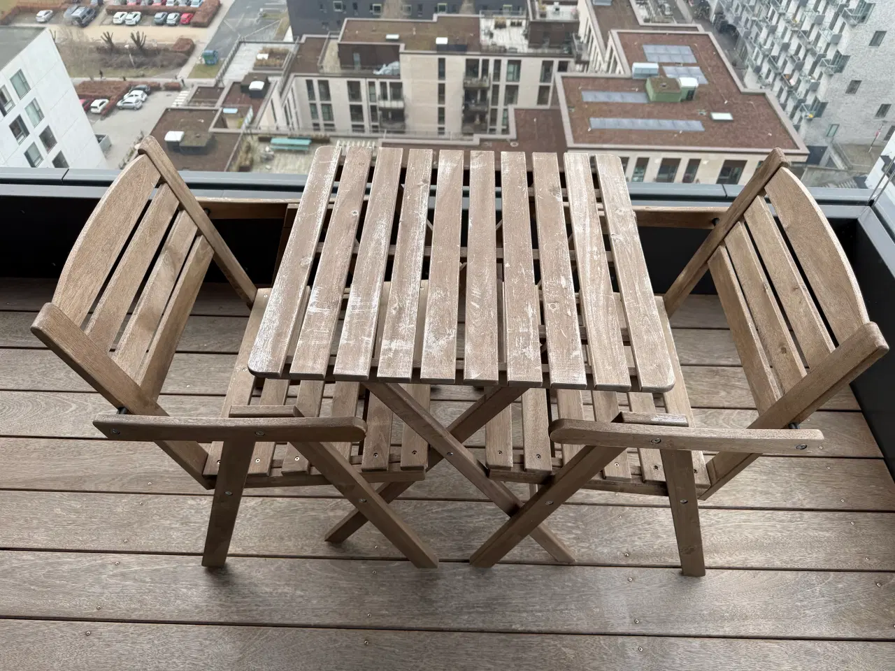 Billede 1 - Havemøbelsæt fra IKEA - bord + 2 stole + puder