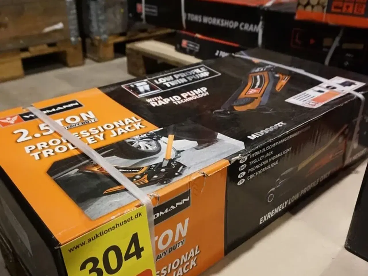 Billede 2 - Widmann MD9000 professionel hydraulisk donkraft Orange 2,5Ton