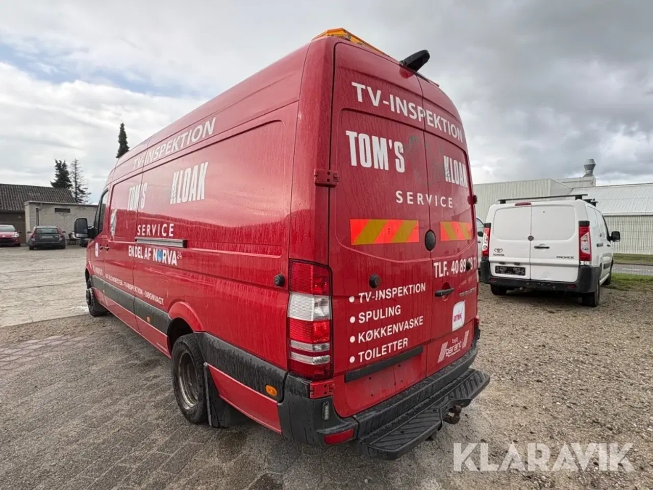 Billede 3 - TV-inspektionsbil Mercedes-Benz Sprinter 906 med Rioned spuleanlæg
