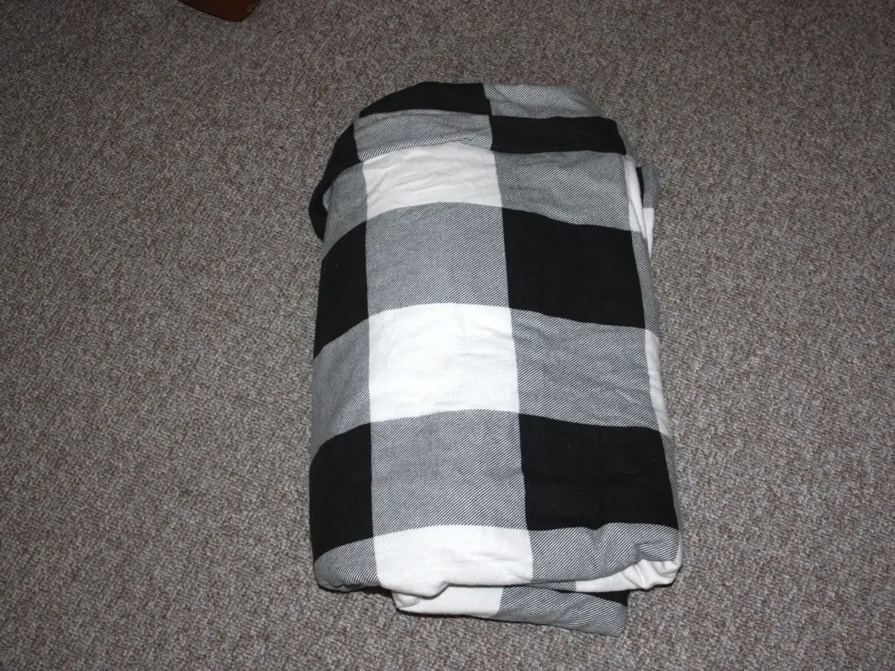 Billede 1 - Flannel dynebetræk Jysk vasket en gang 2 pers.