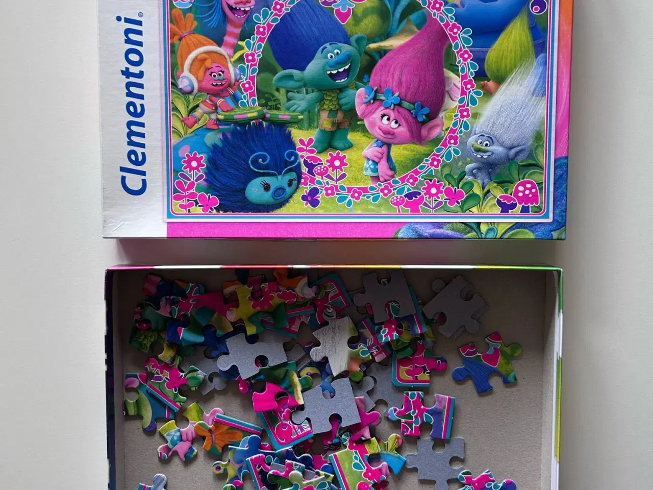 Billede 3 - Puslespil, Clementoni - Dreamworks Trolls, 5+