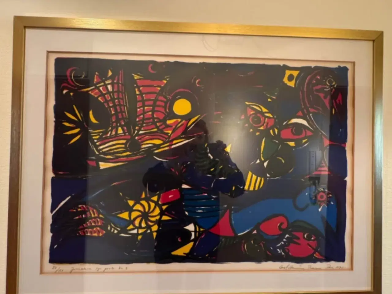 Billede 1 - Litografi Carl Henning Pedersen