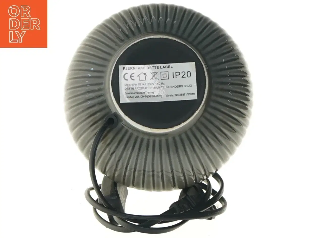 Billede 5 - Bordlampe med skærm (str. Ø 16 cm)