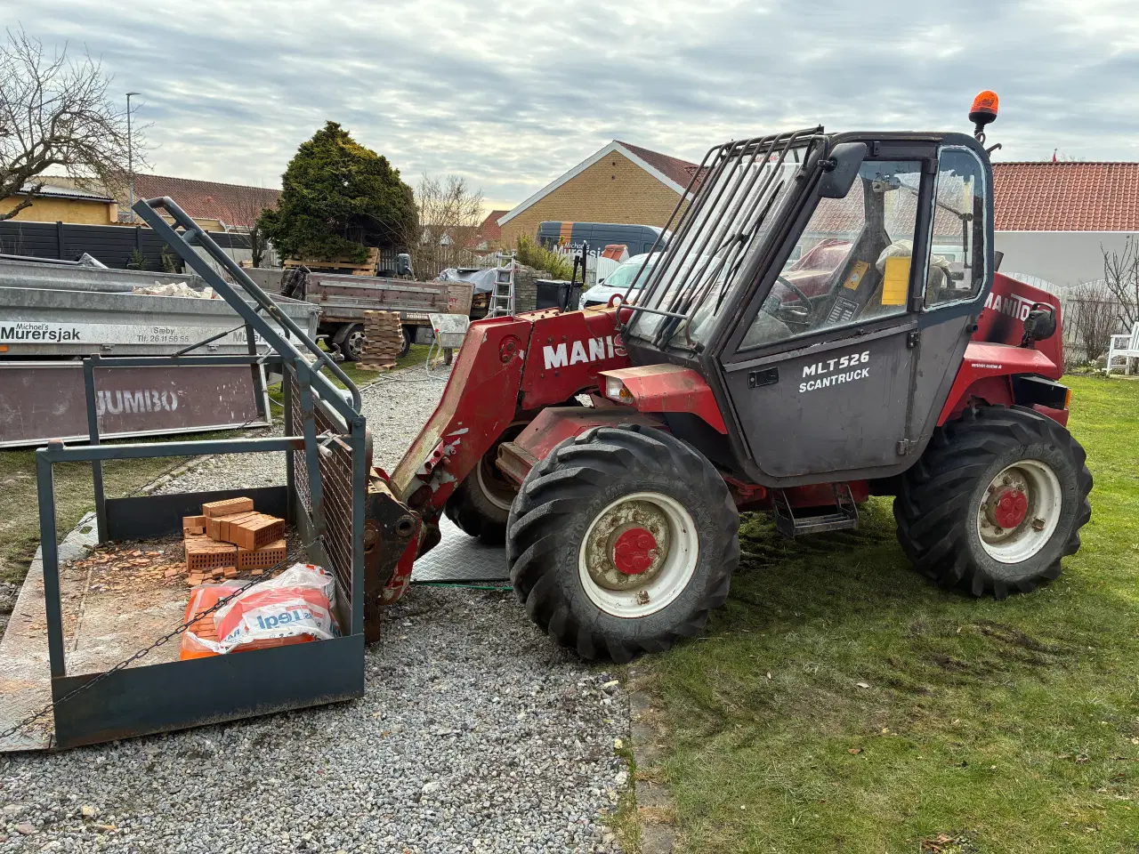 Billede 1 - Manitou mlt526 med kurv skovl og gafler