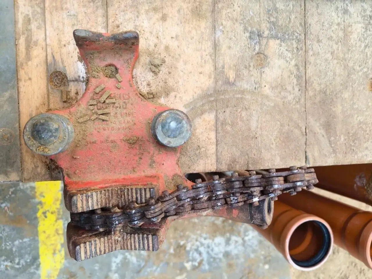 Billede 3 - Filebænk m. RIDGID kæberørholder