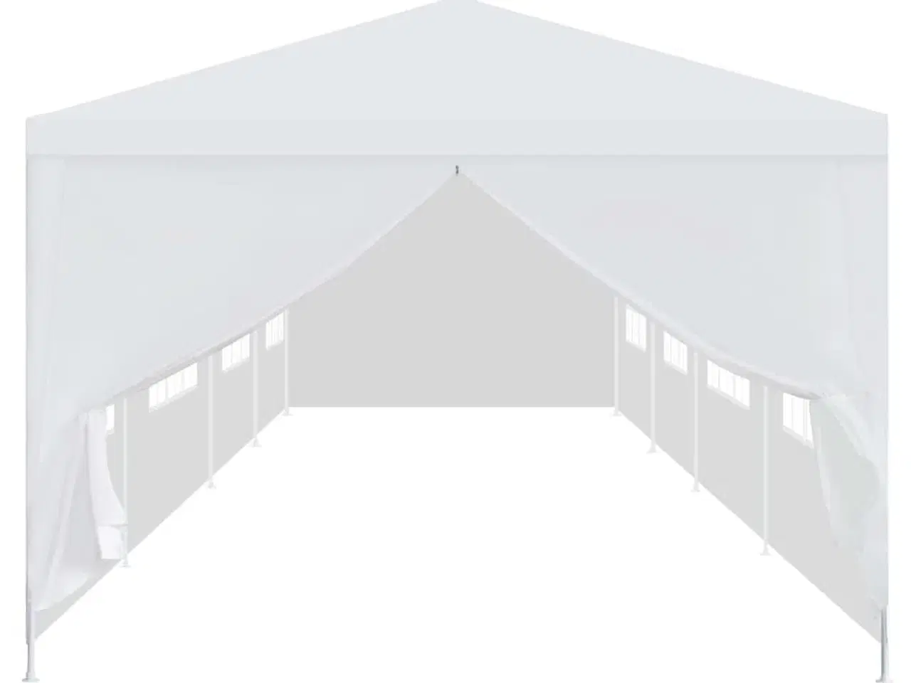 Billede 2 - Havefesttelt 3 x 12 m hvid