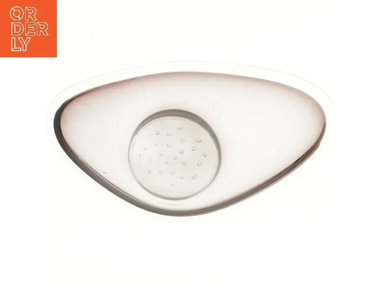 Billede 3 - Smuk Holmegaard Glasskål (str. 28,5x16 cm)