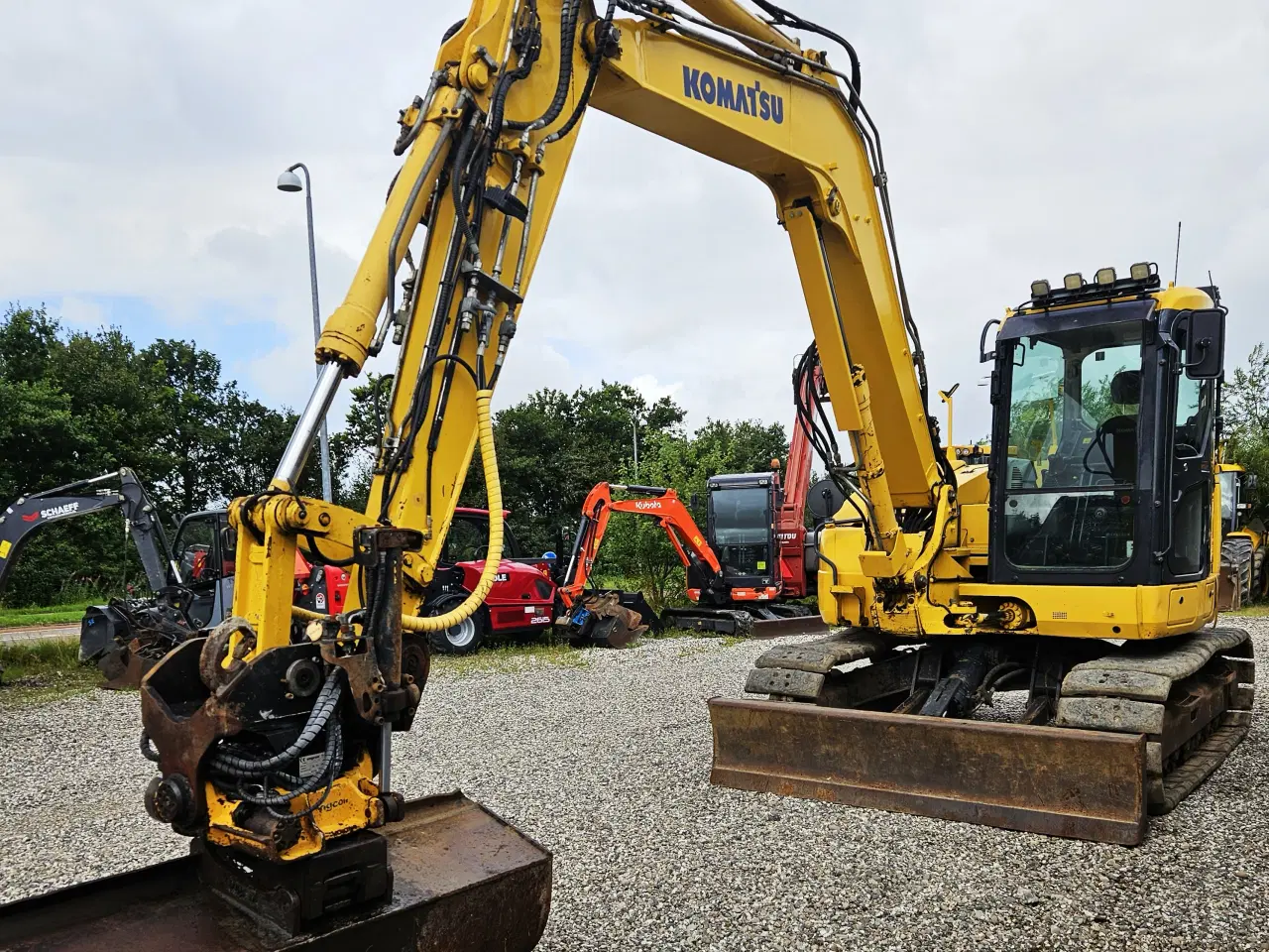 Billede 4 - Komatsu PC118 / rotortilt / skovlpakke mv.