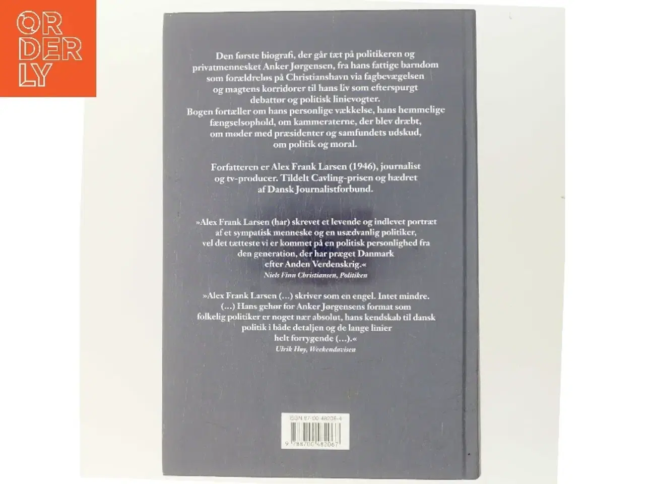 Billede 3 - Anker : mennesket, magten, meningerne af Alex Frank Larsen (f. 1946) (Bog)