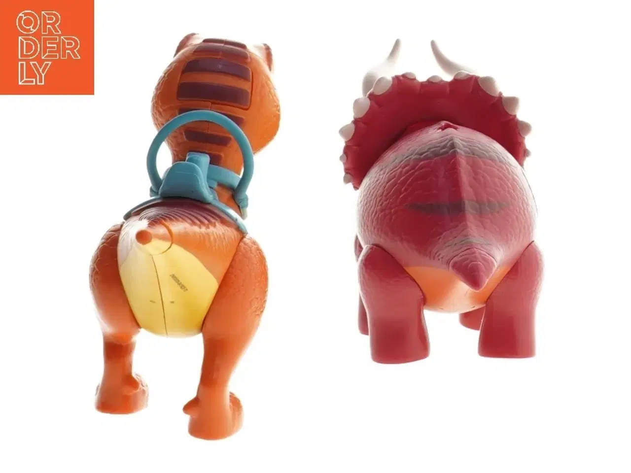 Billede 2 - Dino Ranch T-rex og Triceratops - købt hos BR (str. 16 cm)