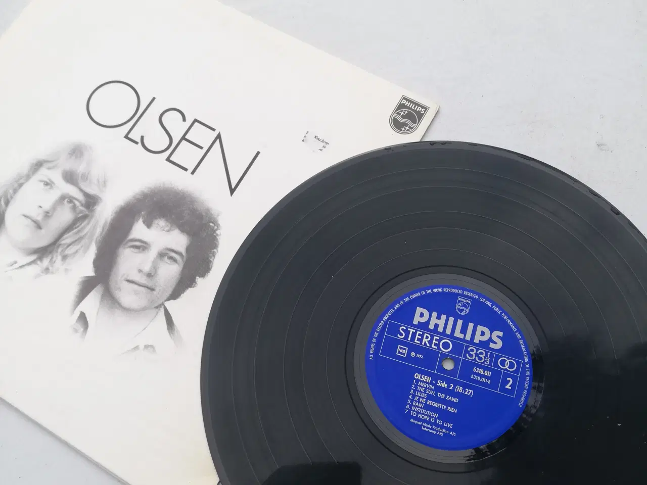 Billede 1 - 1 LP Brdr Olsen (vinyl) rock 1972 