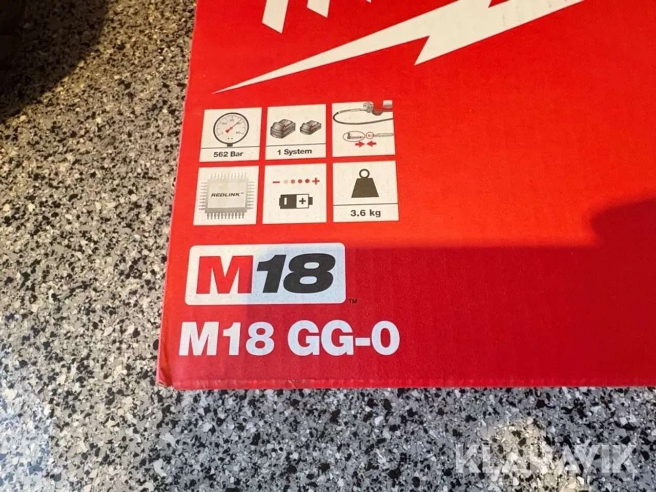 Billede 2 - Fedtpresse Milwaukee M18 GG-0