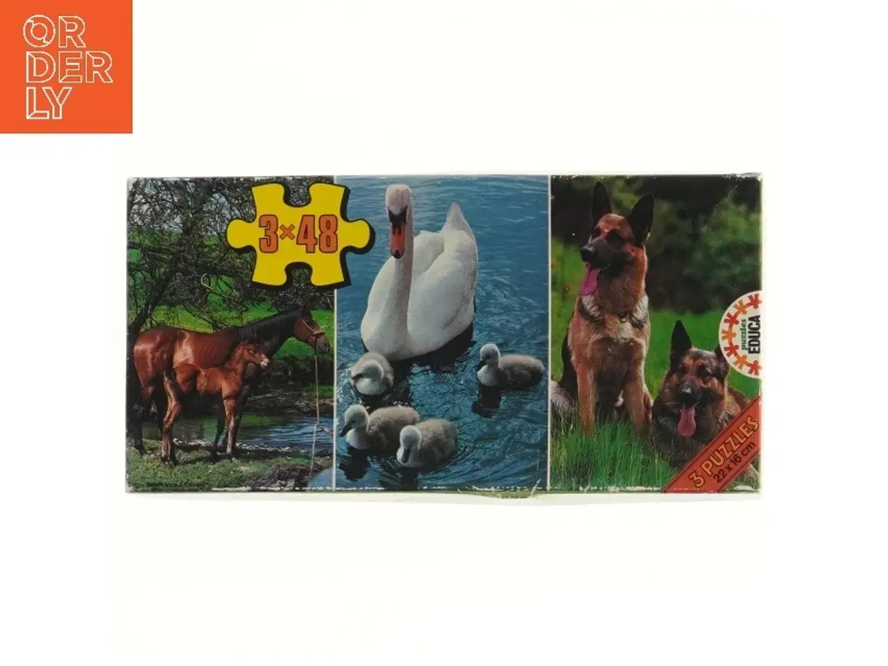 Billede 1 - 3x48 brikker puslespil fra Educa (str. 48 brikker, 3 styk cm)