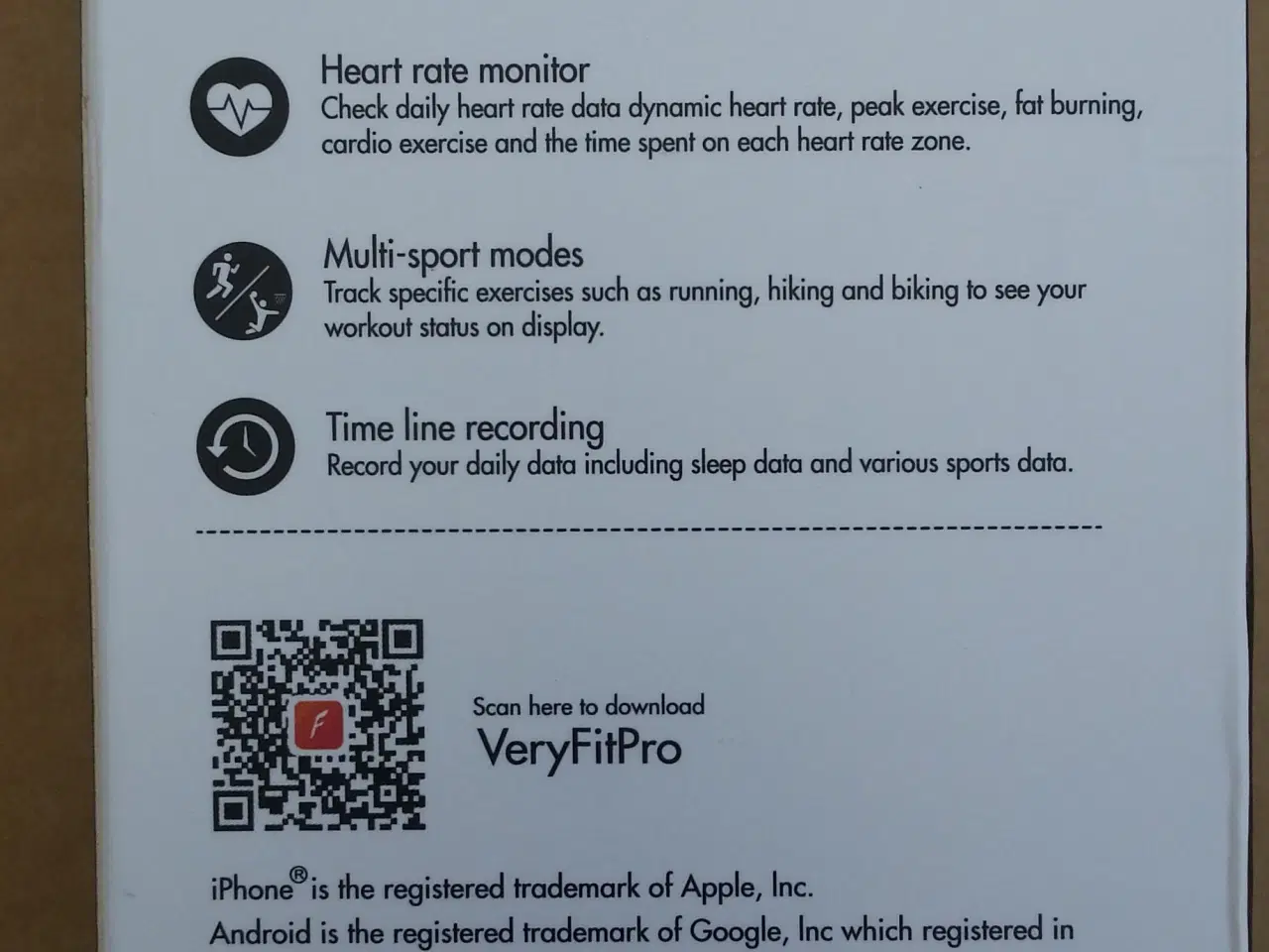 Billede 4 - VeriFitPro Fitness Tracker