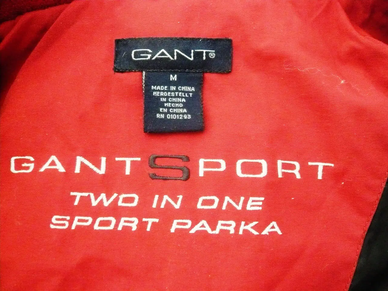 Billede 2 - Vinterjakke GANTSPORT - 2 in one sport parka rød, 