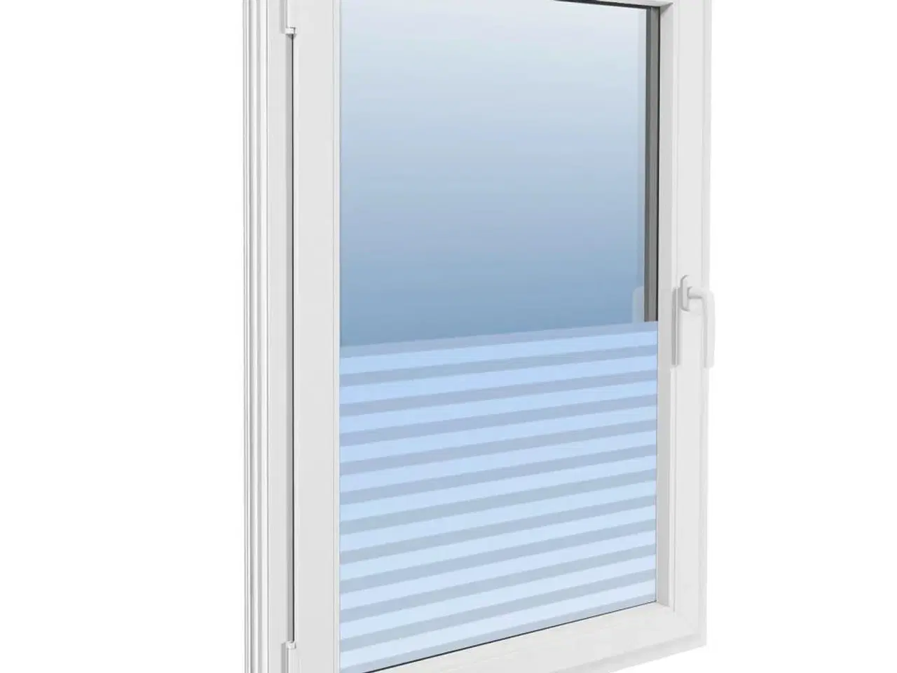 Billede 4 - Vinduesfolie 0,9x5 m stribet PVC matteret