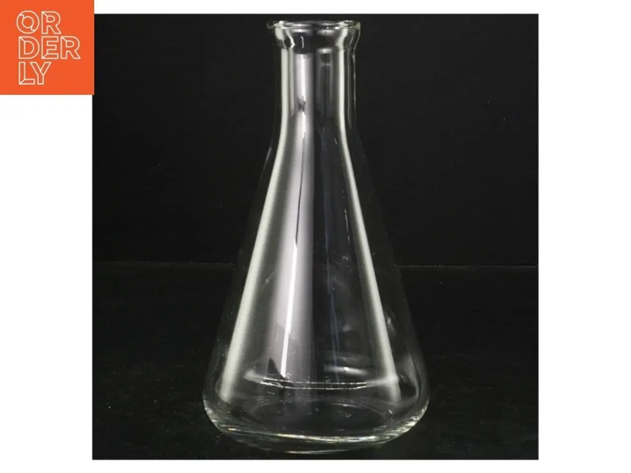 Billede 2 - Glasvase (str. H. 18 cm)