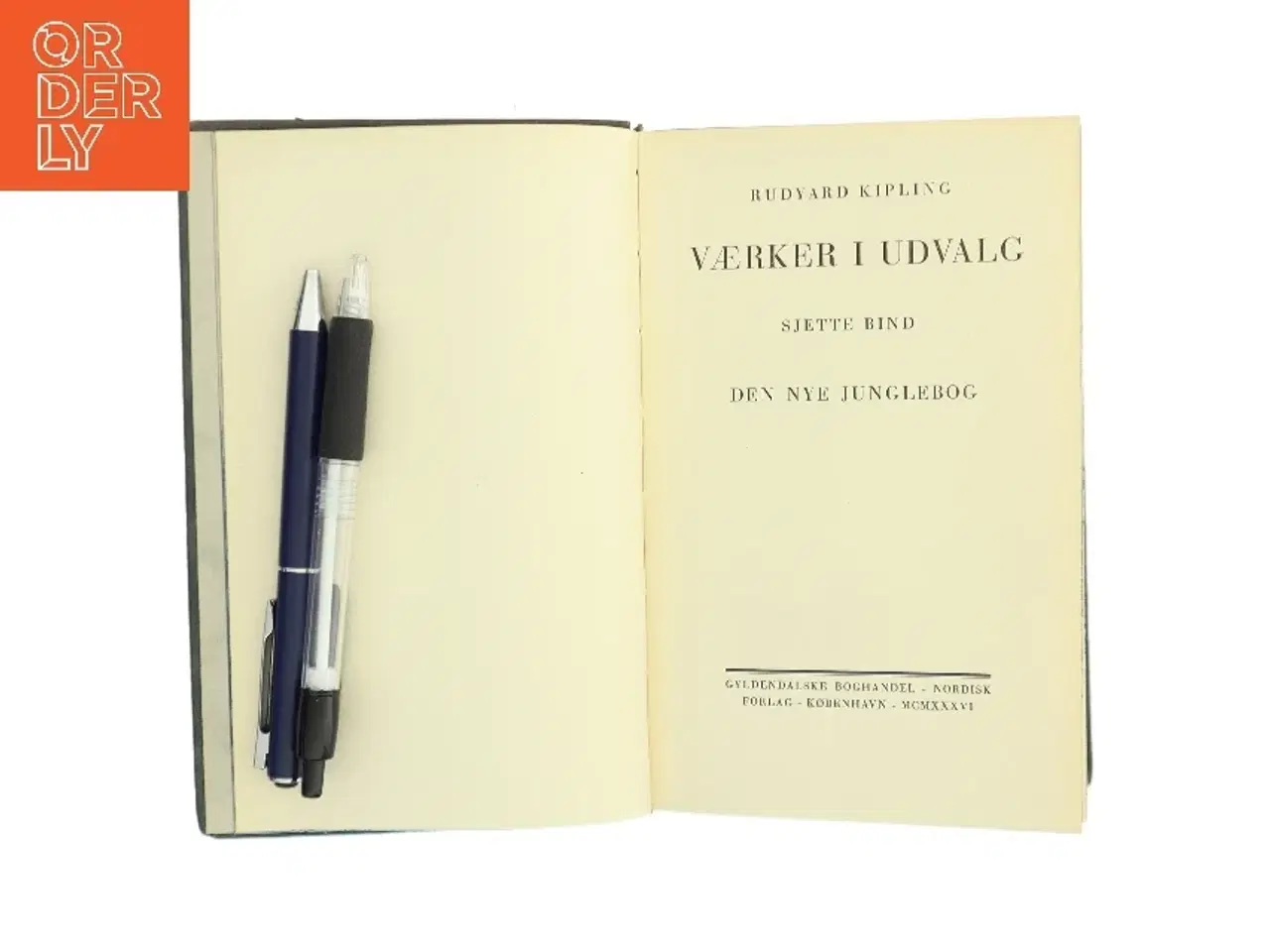 Billede 2 - Værker i Udvalg - Sjette Bind: Den Nye Junglebog af Rudyard Kipling (Bog)