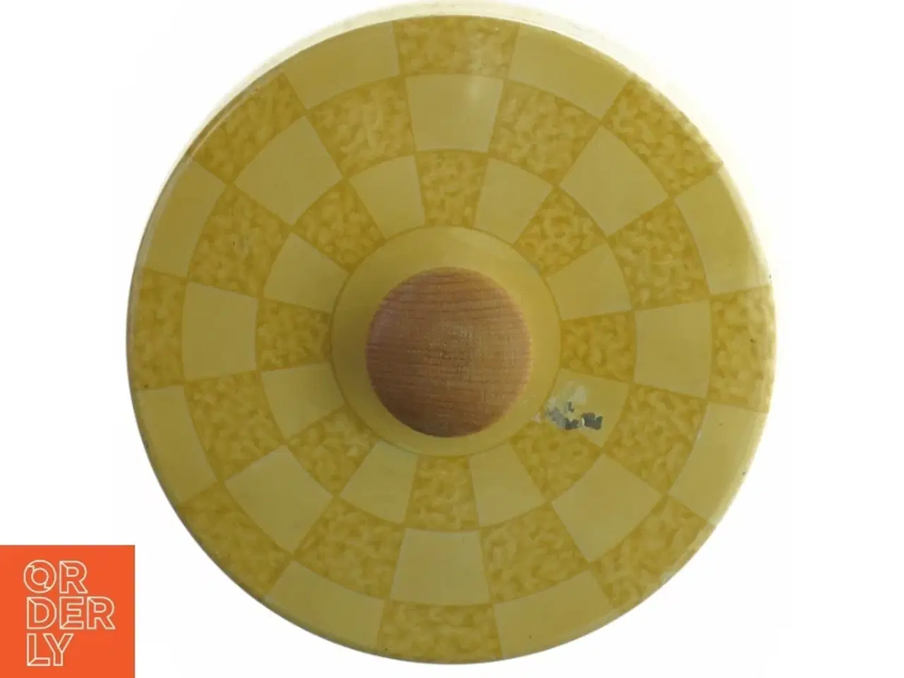 Billede 2 - Britisk Windsor emaljeret Baret Ware dåse med blomstermotiv (str. Ø 16 cm h 22 cm)