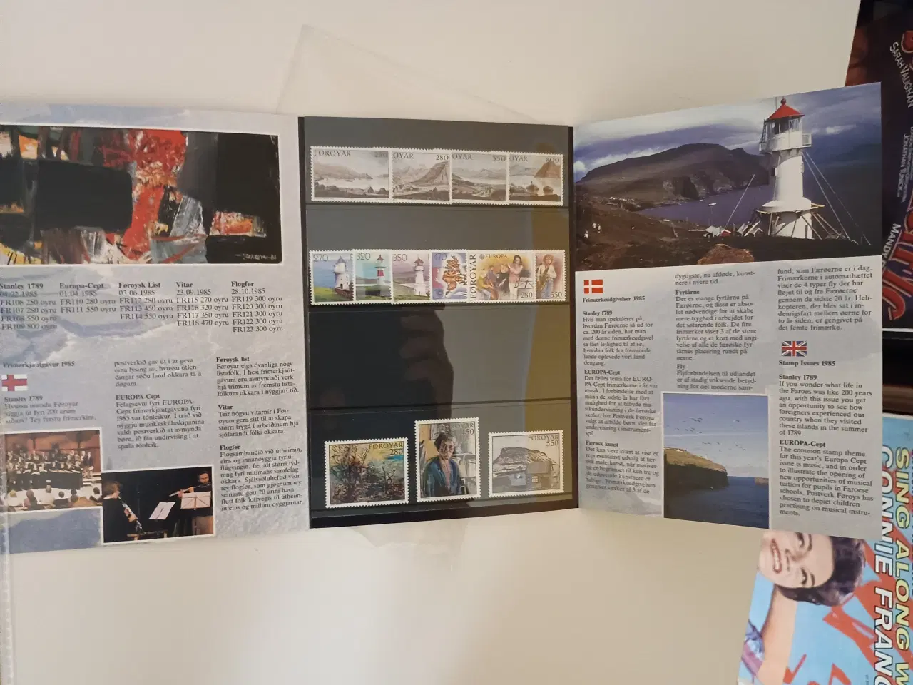 Billede 3 - Færøerne frimærker mappe 1985.