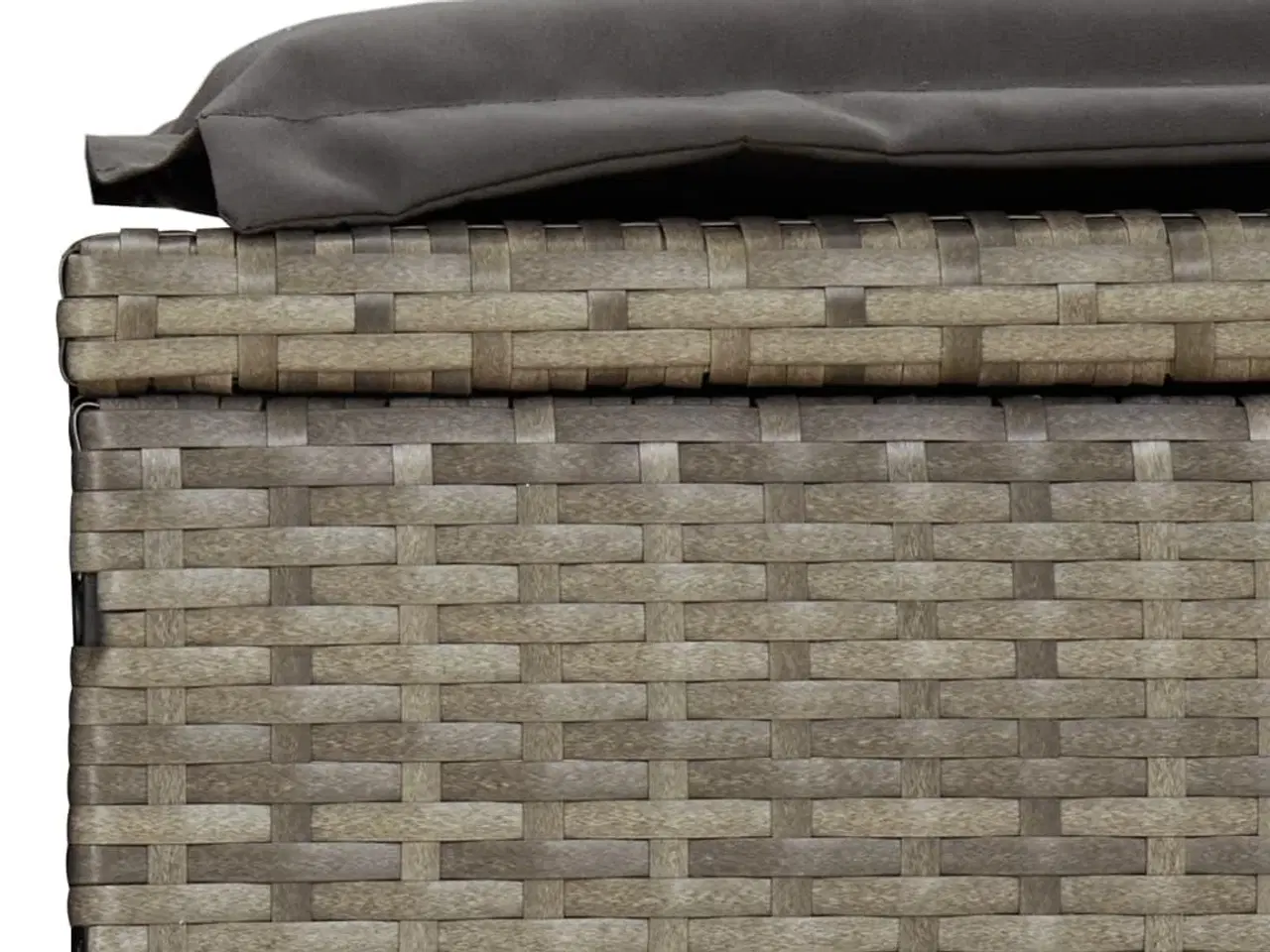 Billede 9 - Liggestole 2 stk. med bord polyrattan grå